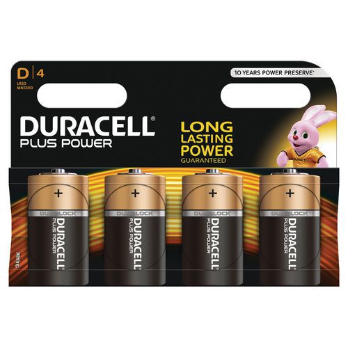 Alkalinebatterijen D Duracell Plus Power duracell kopen in de aanbieding
