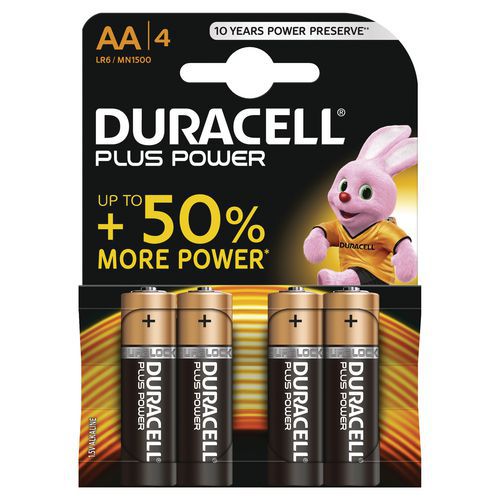Alkalinebatterijen Aa Duracell Plus Power duracell kopen in de aanbieding
