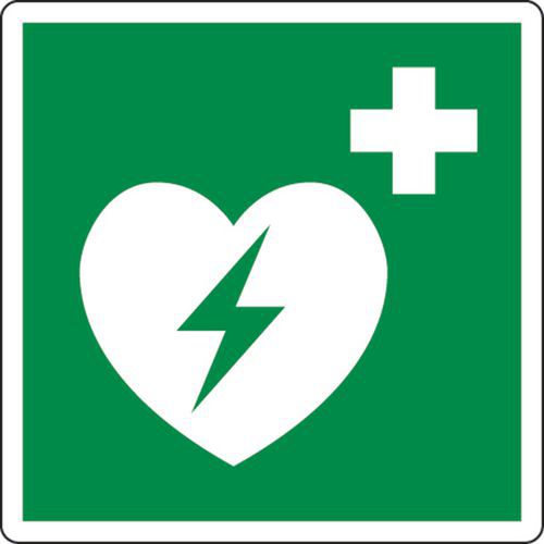 Noodbord - Geautomatiseerde externe defibrillator - Zelfklevend