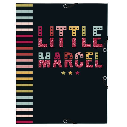 Elastomap 15 St Little Marcel 3 Kleps Pp 24X32Cm Exacompta exacompta kopen in de aanbieding