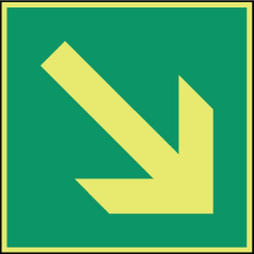 Fotoluminiscent Bord Te Volgen Richting Zelfklevend huismerk kopen in de aanbieding