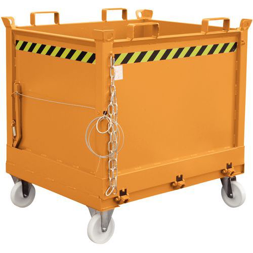 Bodemklepcontainer Fb 1 Compartiment Op Sokkel Of Op Wieltjes 1500 huismerk kopen in de aanbieding Bodemklepcontainer Fb 1 Compartiment Op Sokkel Of Op Wieltjes 1500 huismerk kopen in de aanbieding