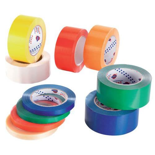 poort Sluiting handelaar PVC-tape - Gekleurd - Breedte 50 mm | Manutan