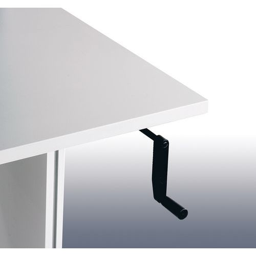 verstelbaar met hendel