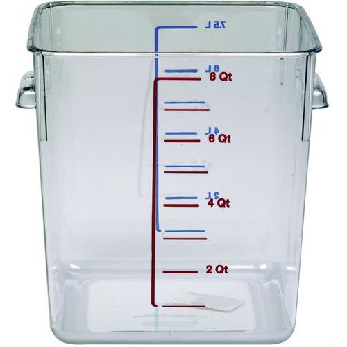 Vierkante opbergbak 7,6 l Rubbermaid