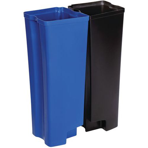 Rubbermaid Recycling Binnenbakken 2X45 Ltr Front Step Kunststof rubbermaid kopen in de aanbieding