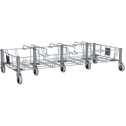 Slim Jim Vierdubbele Rvs Dolly Rubbermaid rubbermaid kopen in de aanbieding