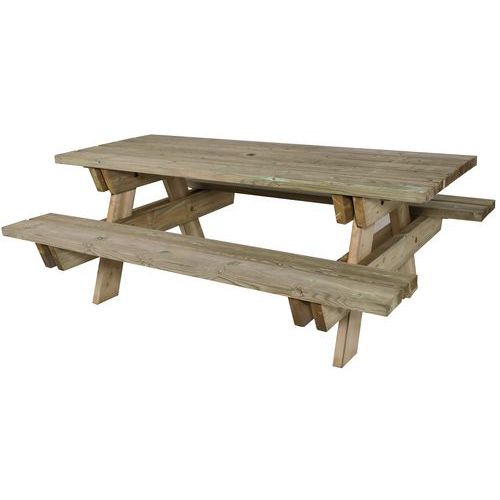 Picknicktafel Van Dennenhout Manutan huismerk kopen in de aanbieding