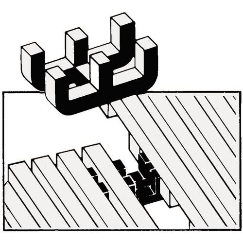 verbindingsclips (zijkant aan zijkant)