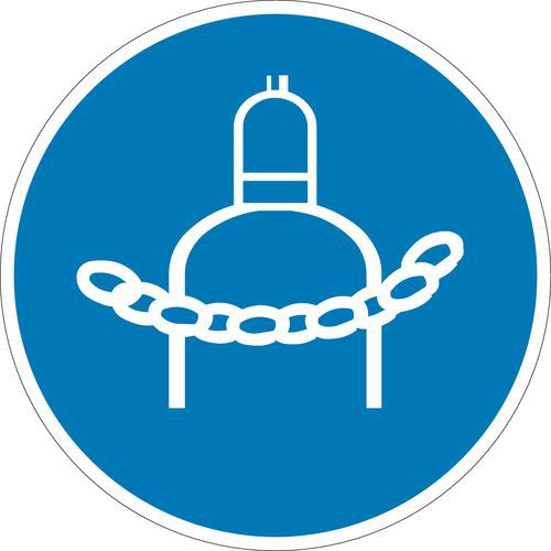 Brady Gebodsbord Ketting Bij Gasfles Verplicht Hard brady kopen in de aanbieding