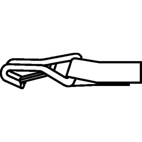 Sjorhaak met veiligheidspal