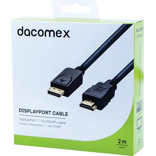 DisplayPort 1.1 naar HDMI-kabel - 2 m DACOMEX