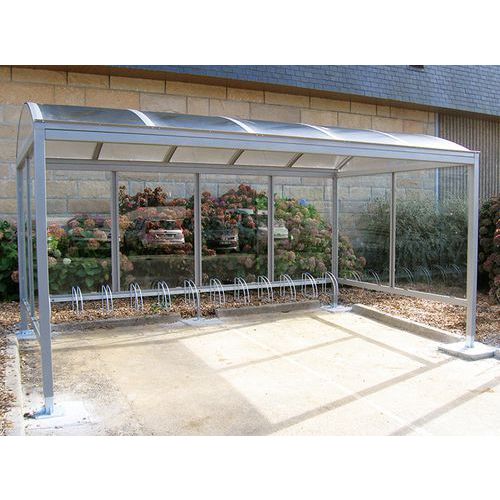 Fietsenstalling Giant - Startmodule - Met glazen wand - Enkel | Manutan