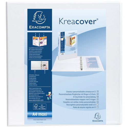 Ringmap kreacover® pp 2 d-ringen - Exacompta