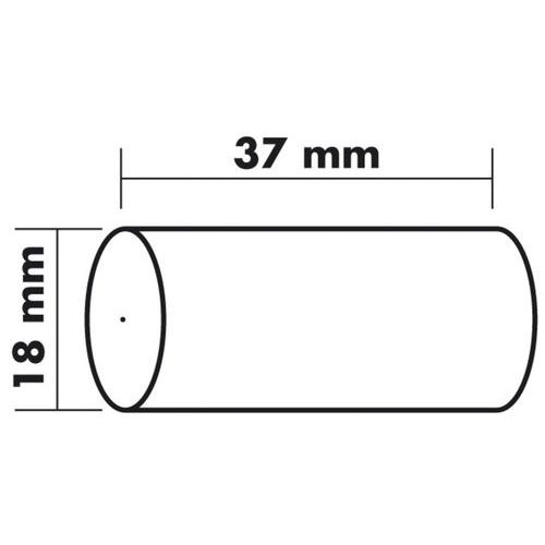 Rol zonder spil voor rekenmachine 37x18x0x4 1 laag thermisch 55 g/m2