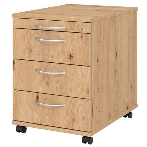 Hammerbacher Hammerbacher Rollcontainer - 42 8 X 59 X 58 Cm 3 Schübe B