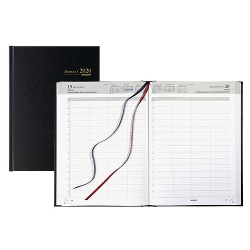 Agenda Bremax dagindeling - 21 x 29 cm - Jaar 2020