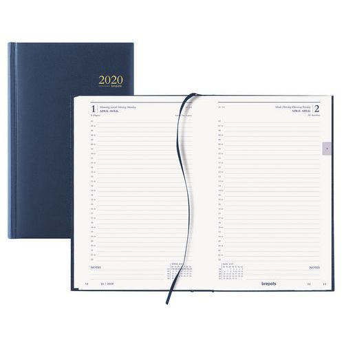 Agenda Saturnus dagindeling 13 x 21 cm - Jaar 2020