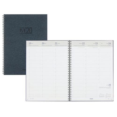 Agenda Omega Kazar weekindeling - 21 x 29 cm - Jaar 2020