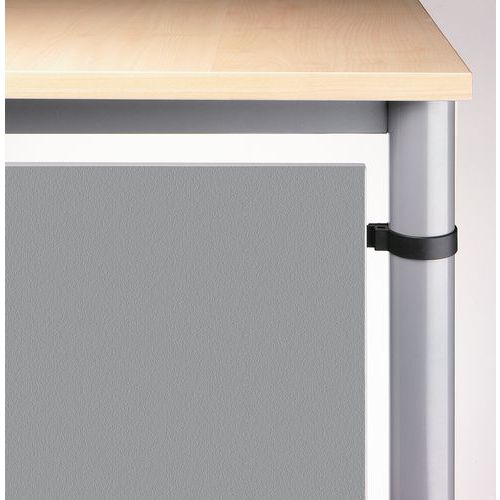 Mcbuero.de Knieraumblende Silber H=40cm