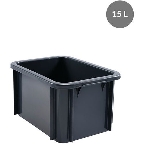 Rechthoekige bak RE180 serie 500ml zwart ANL