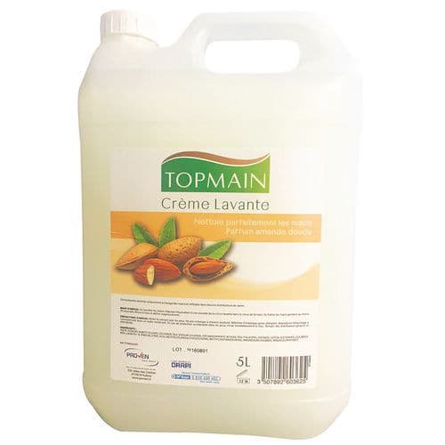 Wascrème Topmain amandel pH-neutraal - 0,5 l of 5 l