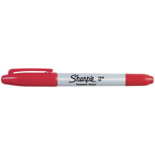 Permanente markeerstift Sharpie Twin Tip dubbele punt