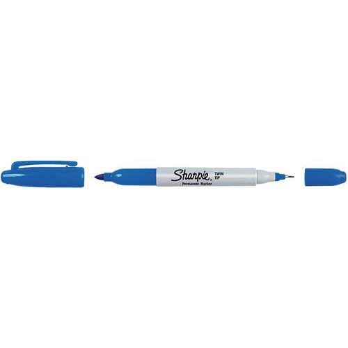 Permanente markeerstift Sharpie Twin Tip dubbele punt