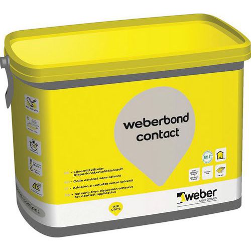 Contactlijm voor vloerbekleding - Weberbond - 7,5 kg