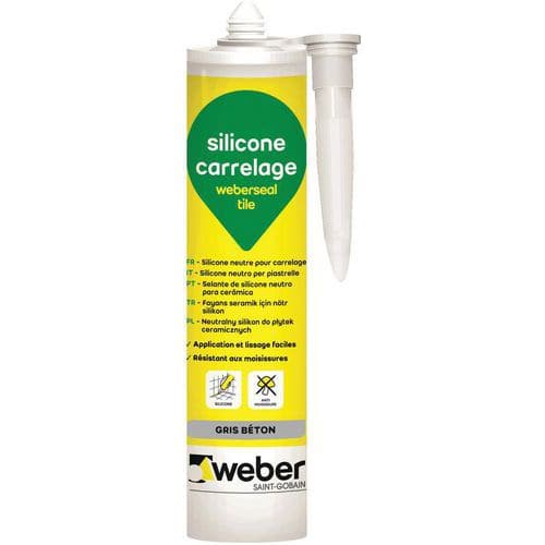 Siliconenkit voor tegels - Weberseal tile - 300 ml