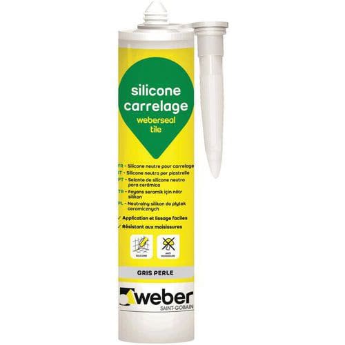 Siliconenkit voor tegels - Weberseal tile - 300 ml