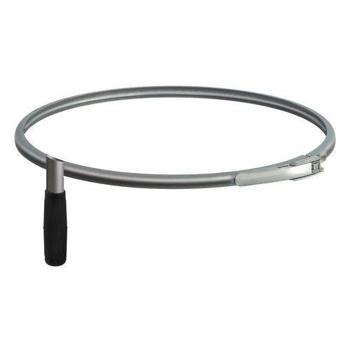 Vepabins - Sluitring voor afvalzak - Ø 40 cm - Metaal Grijs - 13 cm Hoogte