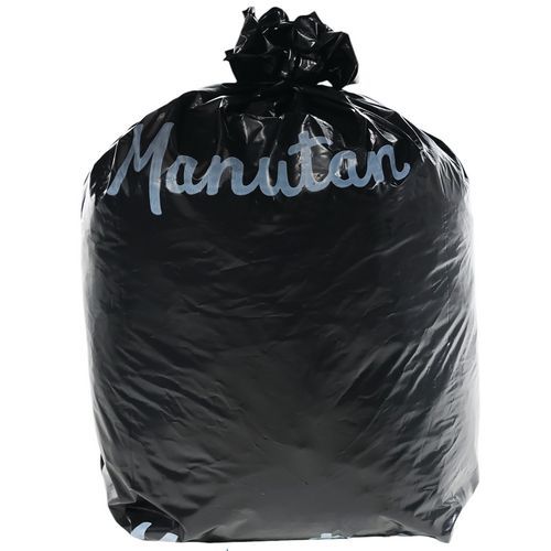 Manutan Expert - Afvalzakken Zwart 200L 50 Micron - 95% Gerecycled - Zwaar Afval